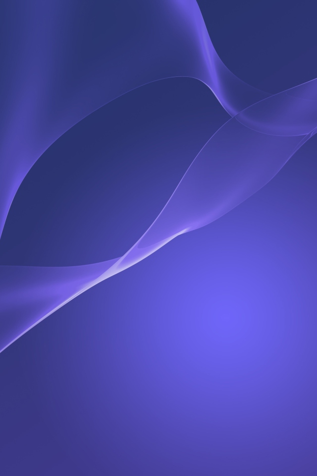Das Dark Blue Xperia Z2 Wallpaper 640x960