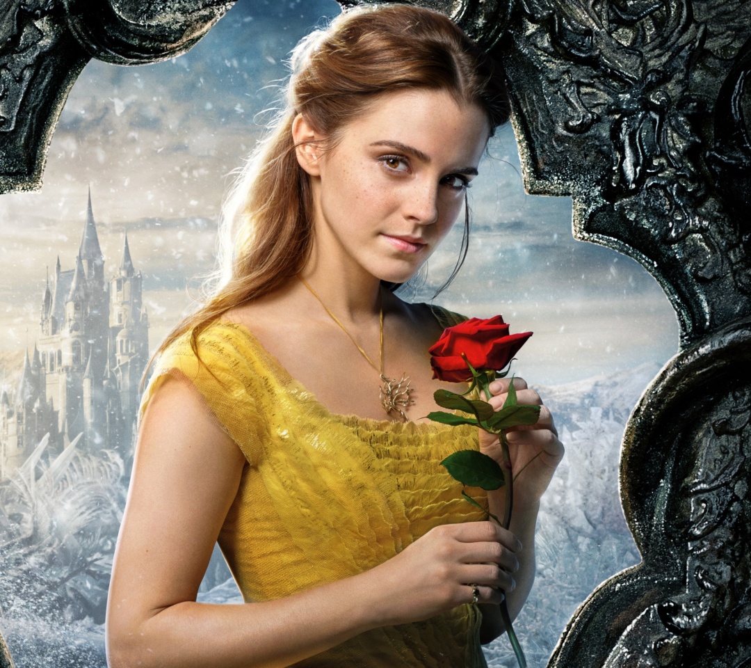 Обои Beauty and the Beast Emma Watson 1080x960