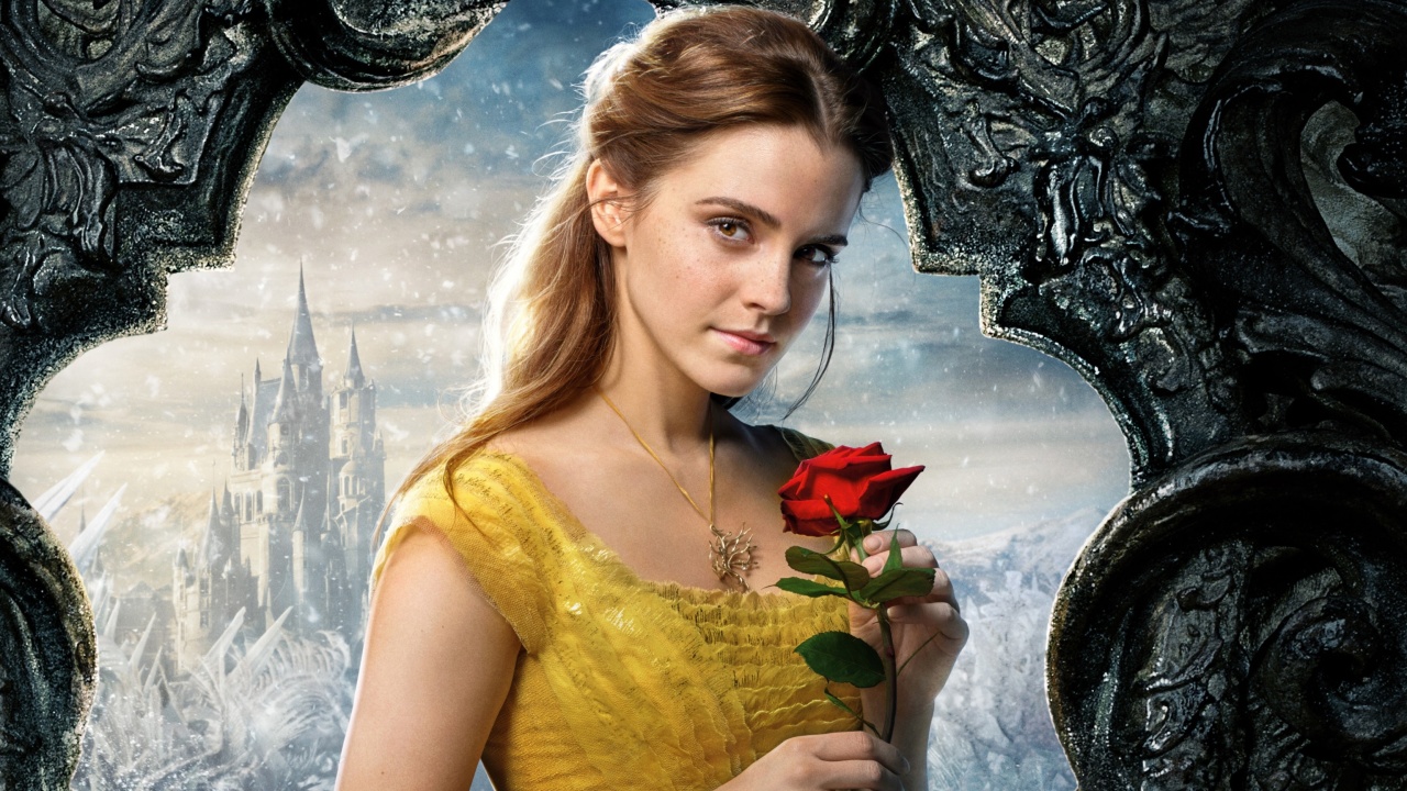 Fondo de pantalla Beauty and the Beast Emma Watson 1280x720