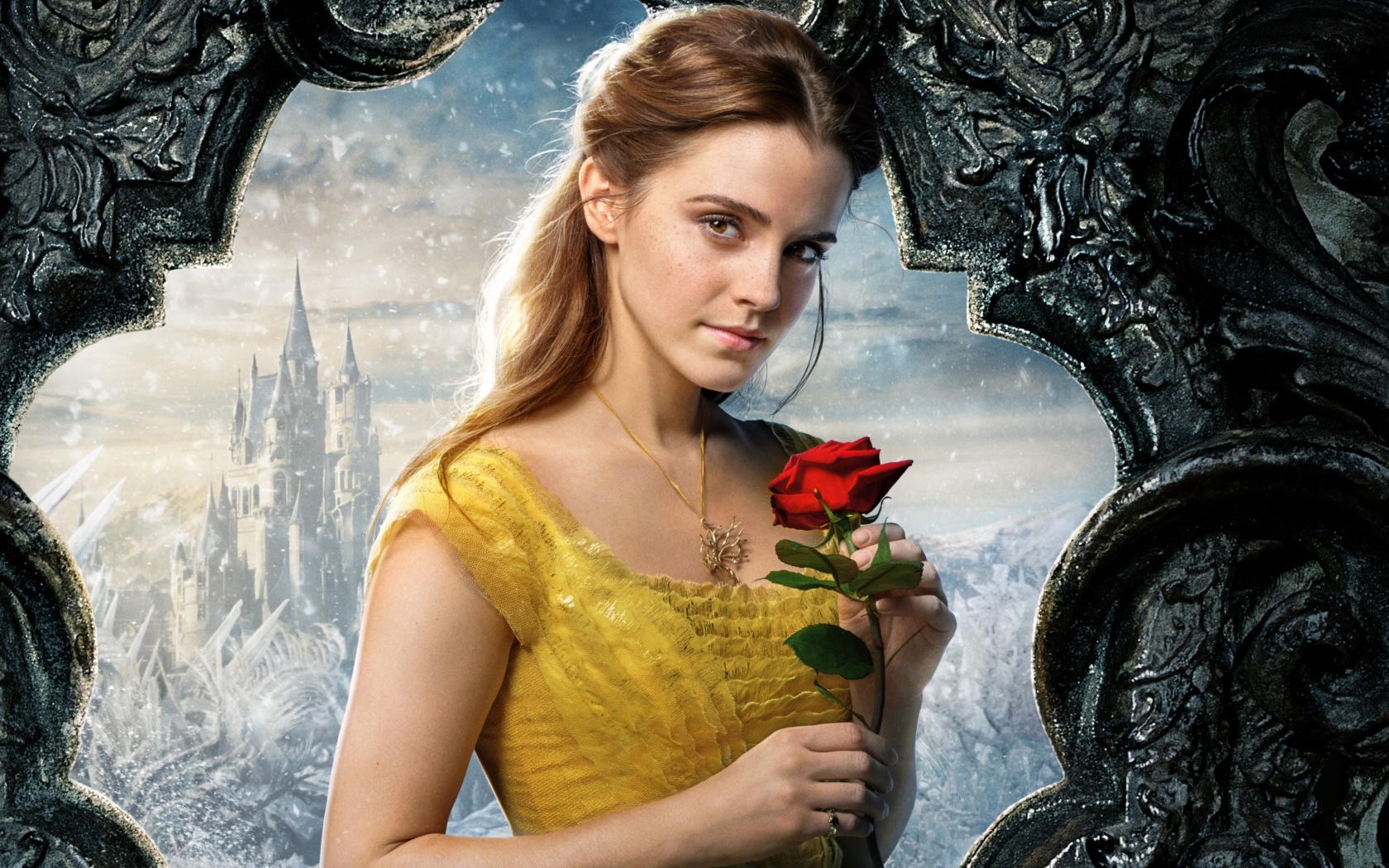 Beauty and the Beast Emma Watson wallpaper 1680x1050