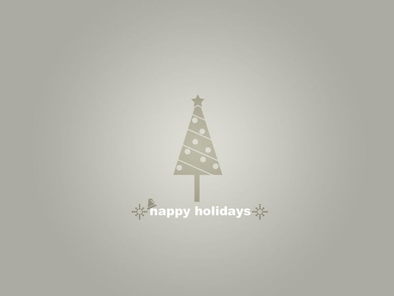 Screenshot №1 pro téma Grey Christmas Tree 800x600