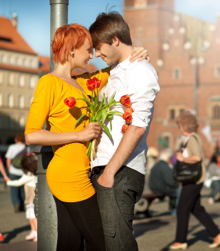 Kostenloses Romantic Date In The City Wallpaper für 360x640