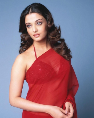 Aishwarya Rai Red Dress - Obrázkek zdarma pro Nokia Asha 306