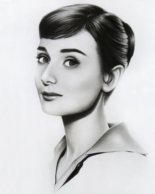 Audrey Hepburn Portrait - Obrázkek zdarma pro Nokia C2-06