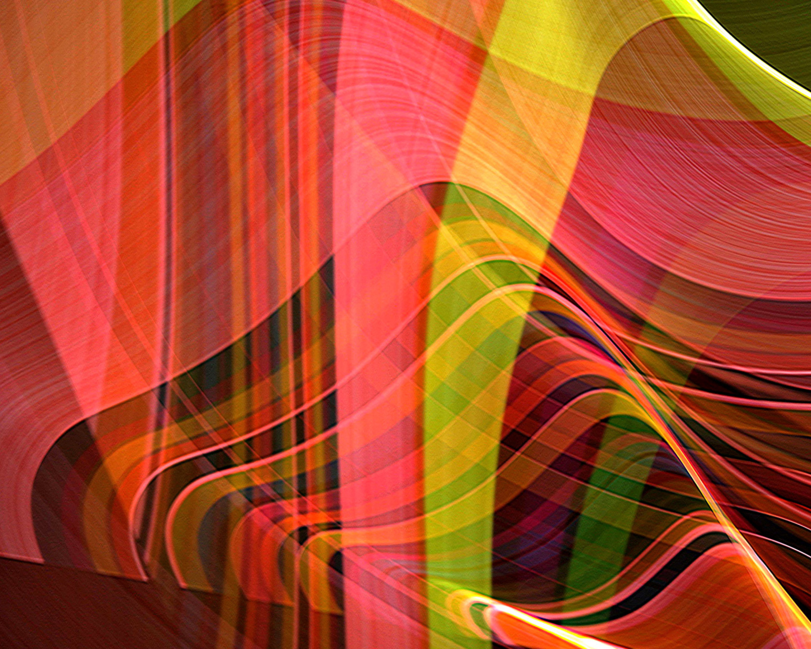 Screenshot №1 pro téma Colorful Rays 1600x1280