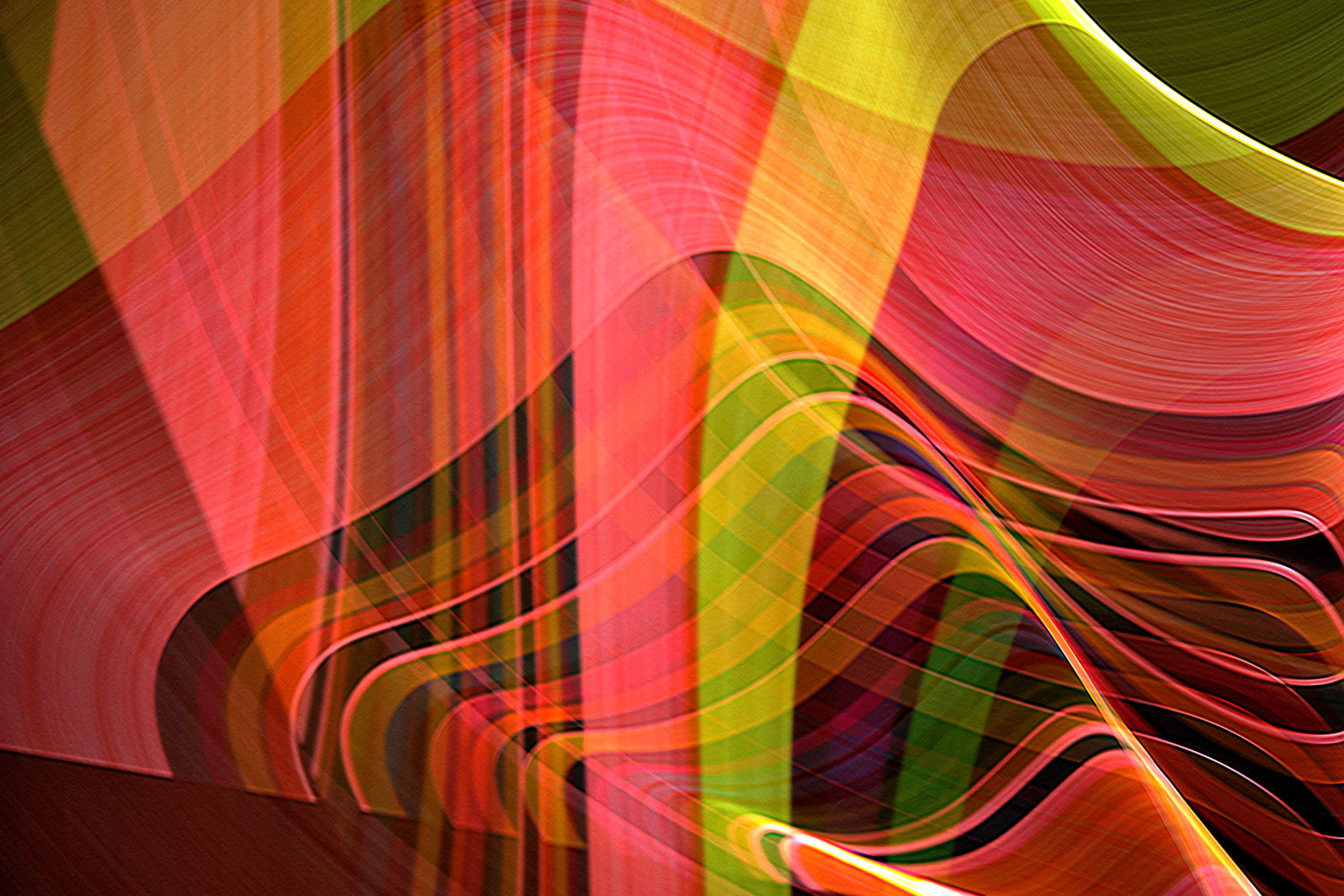 Обои Colorful Rays 2880x1920