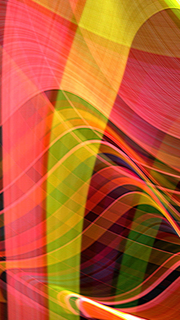 Das Colorful Rays Wallpaper 360x640