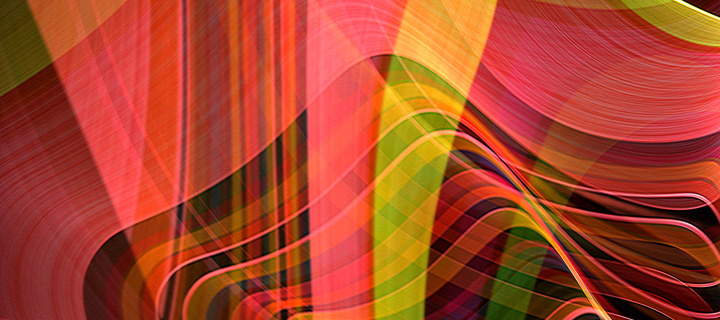 Das Colorful Rays Wallpaper 720x320