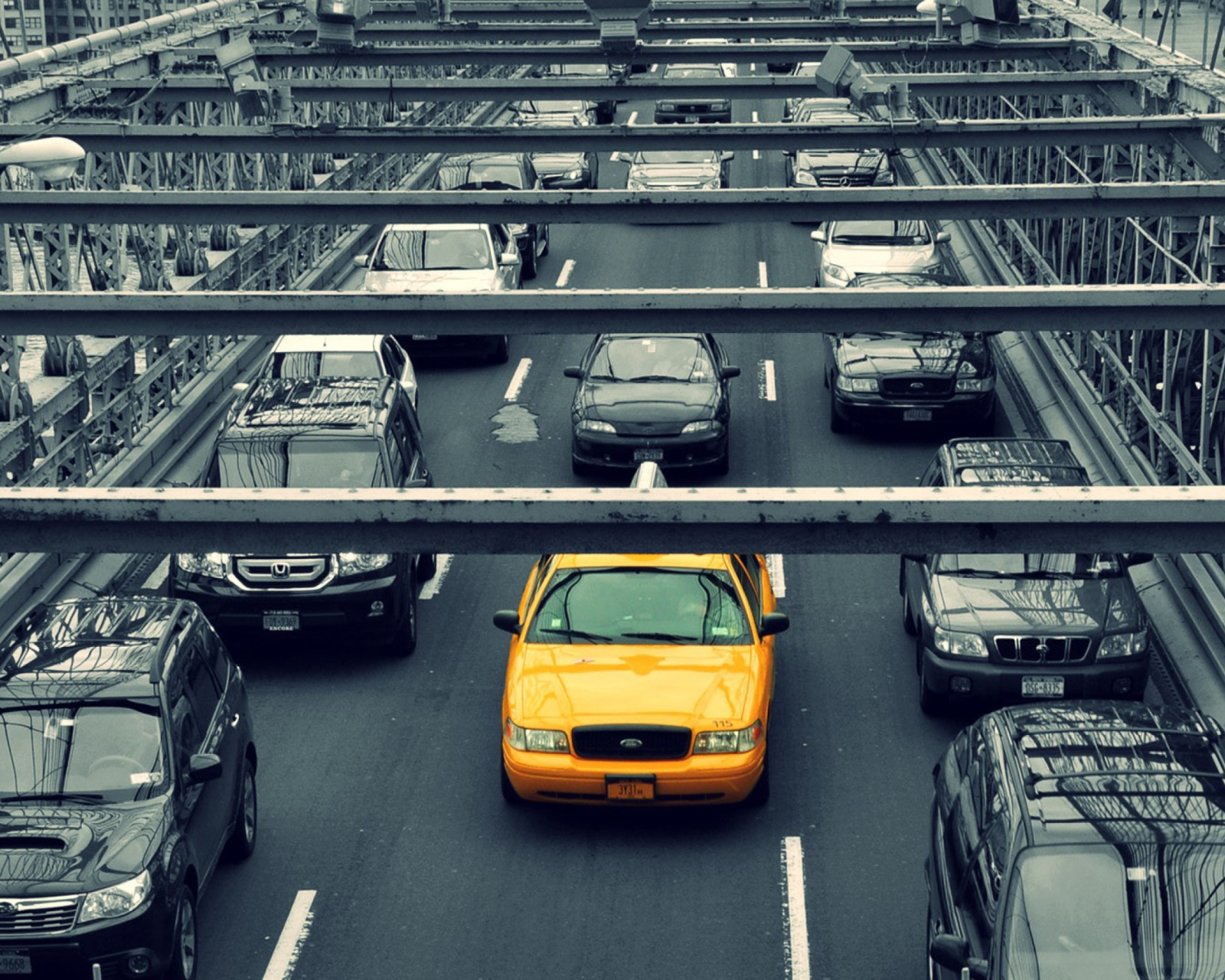 Das New York City Yellow Cab Wallpaper 1600x1280