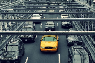 New York City Yellow Cab Background for Android, iPhone and iPad