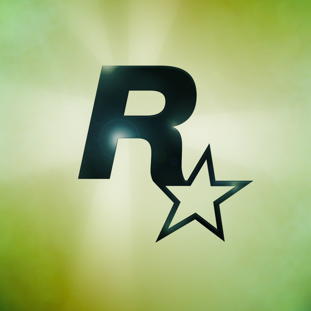 Das Rockstar Games Logo Wallpaper 1024x1024