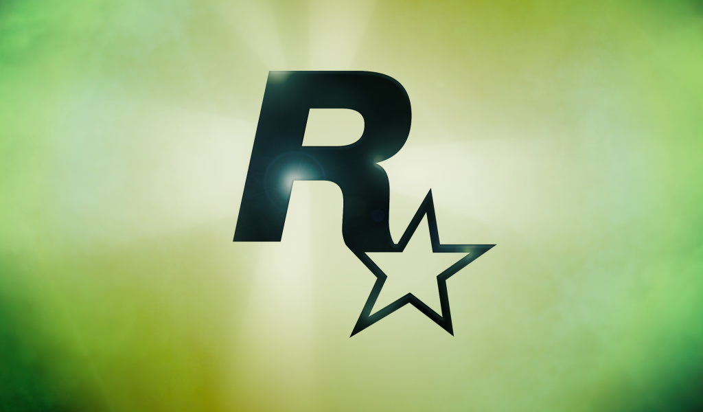 Das Rockstar Games Logo Wallpaper 1024x600