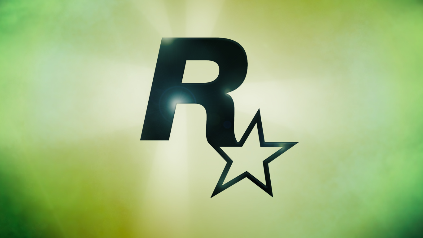 Das Rockstar Games Logo Wallpaper 1366x768