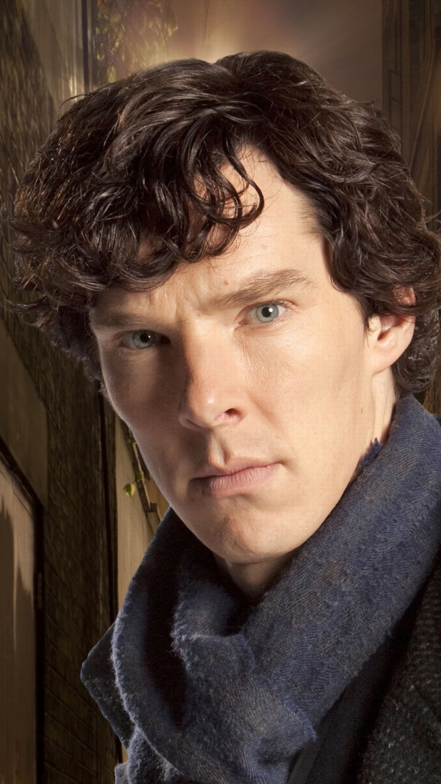 Fondo de pantalla Sherlock TV series - Benedict Cumberbatch 640x1136