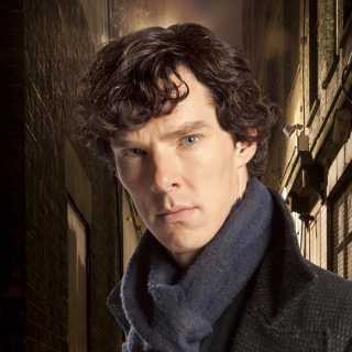 Kostenloses Sherlock TV series - Benedict Cumberbatch Wallpaper für 1024x1024