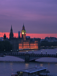 London At Night screenshot #1 240x320