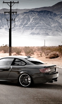 Das BMW M3 E92 Wallpaper 240x400