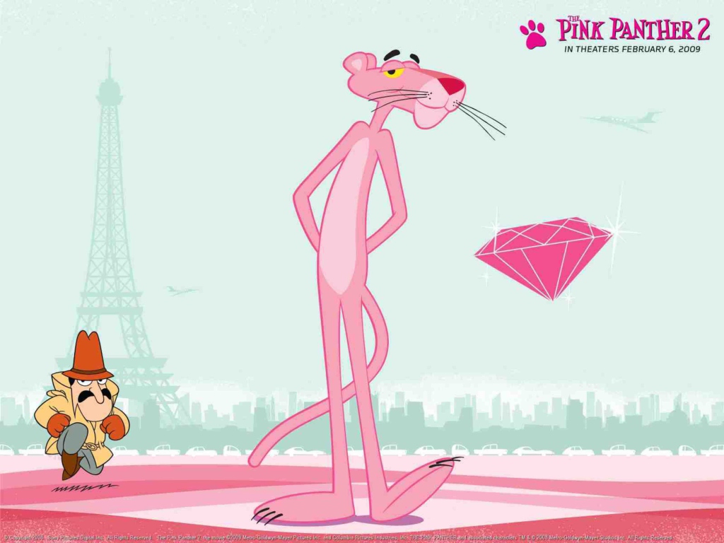 Обои Pink Panther 1024x768