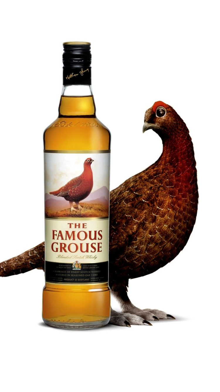 Fondo de pantalla The Famous Grouse Scotch Whisky 750x1334