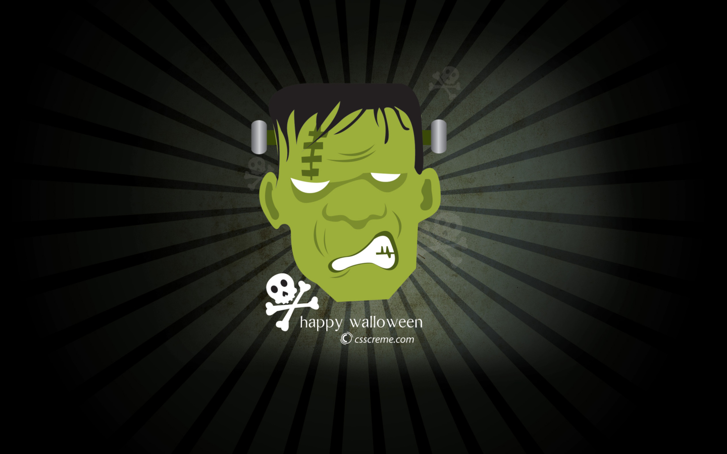 Screenshot №1 pro téma Green Frankenstein 1440x900
