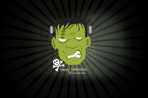 Screenshot №1 pro téma Green Frankenstein 480x320