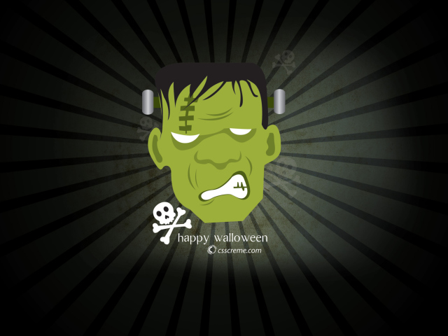 Fondo de pantalla Green Frankenstein 640x480