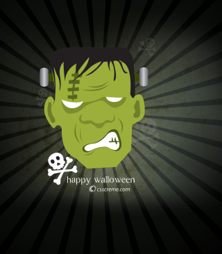 Green Frankenstein - Obrázkek zdarma pro Nokia X3