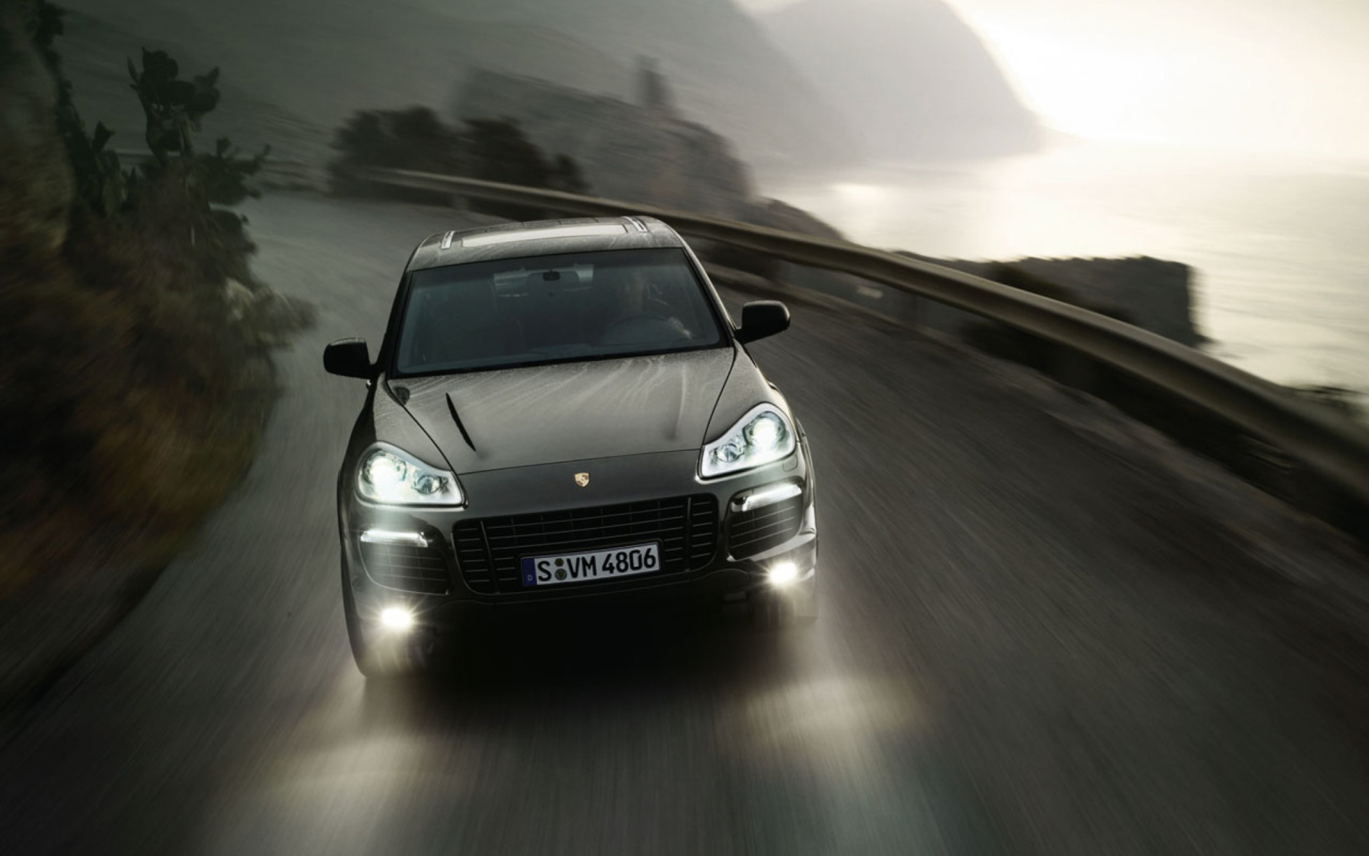 Das Porsche Cayenne Turbo Wallpaper 1920x1200