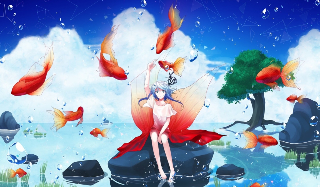 Fondo de pantalla Water Fairy 1024x600