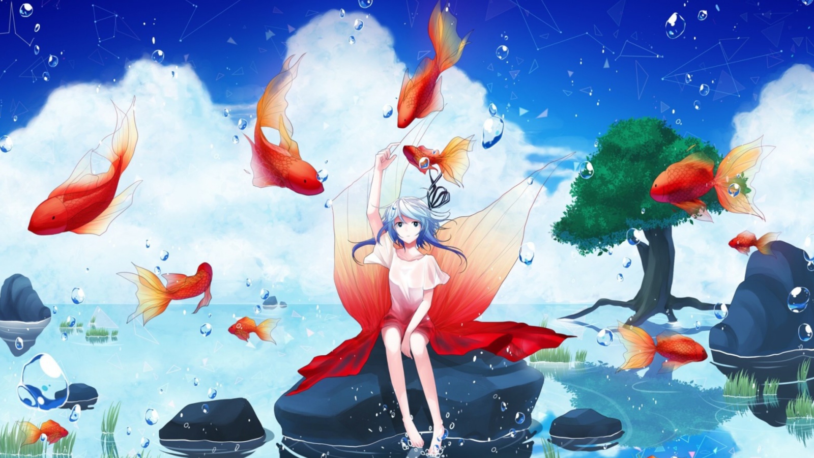 Sfondi Water Fairy 1600x900