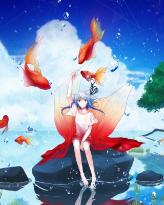 Water Fairy - Obrázkek zdarma pro 640x960