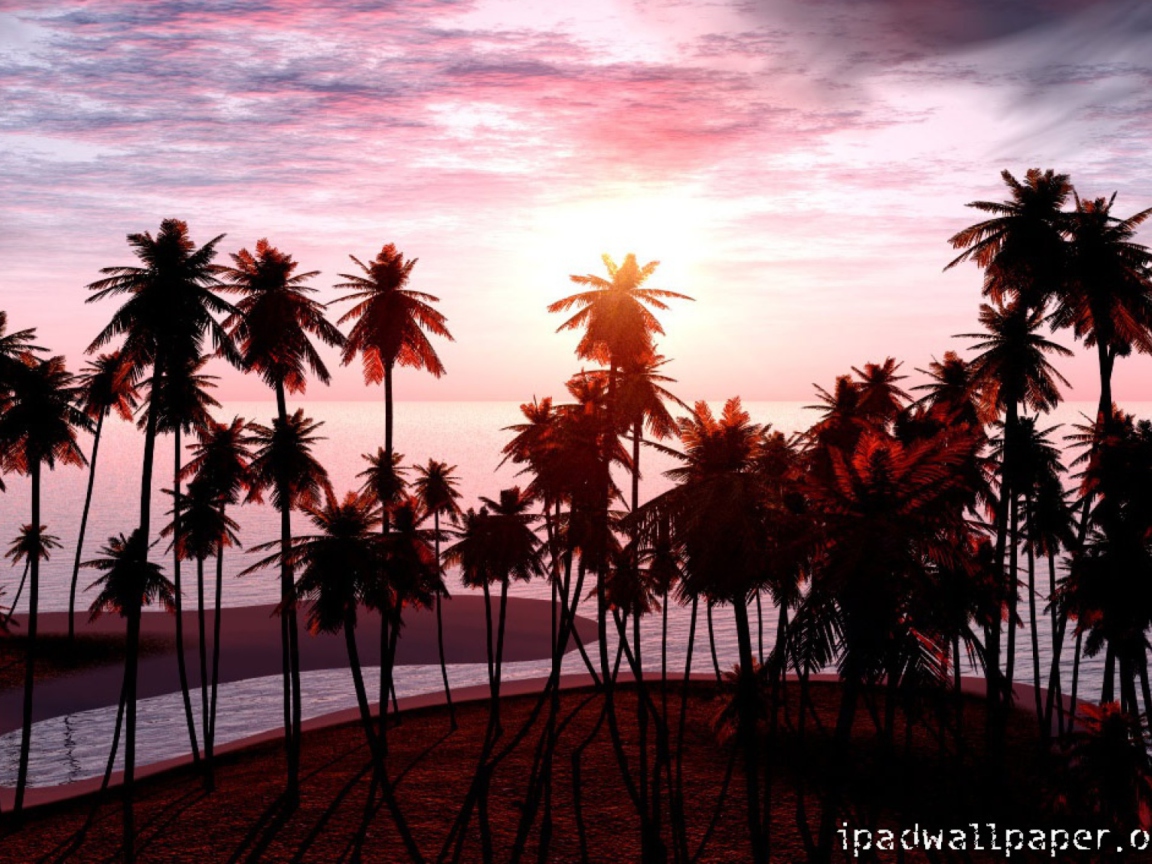 Pink Sunset screenshot #1 1152x864