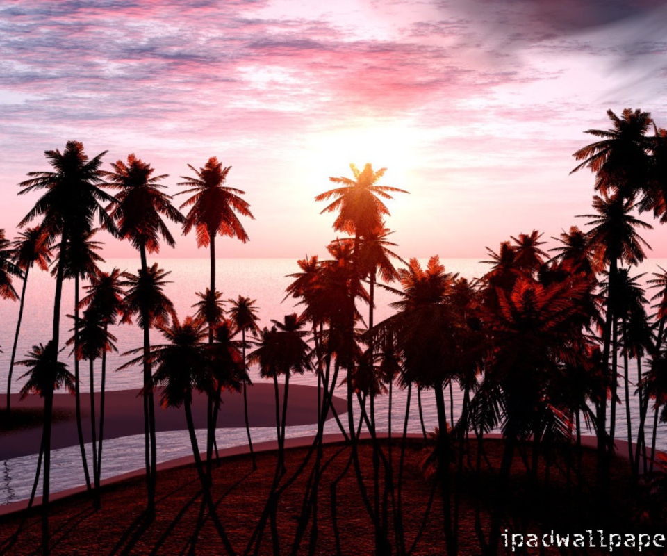 Fondo de pantalla Pink Sunset 960x800