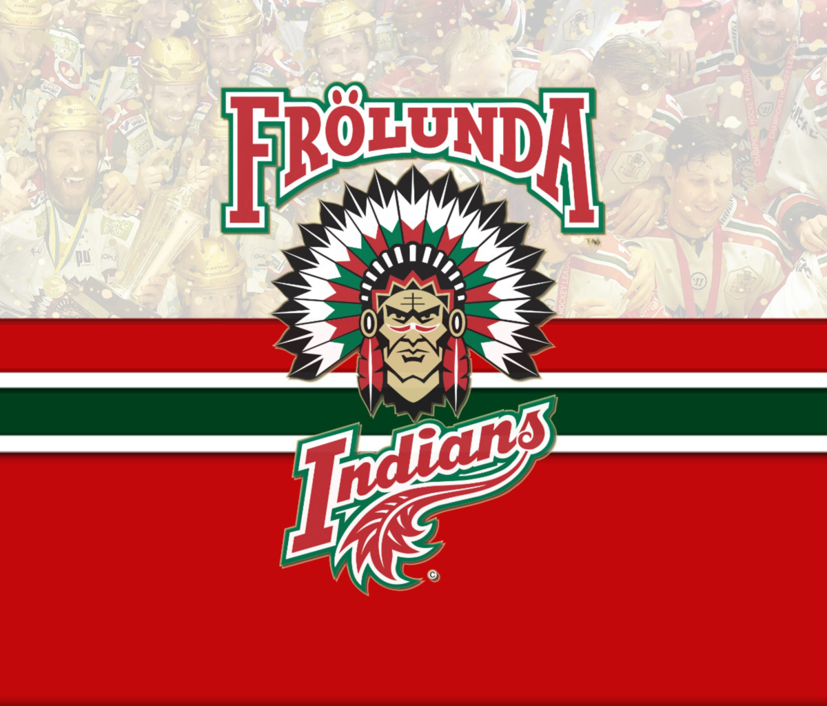 Обои Frolunda Indians Team HC 1200x1024