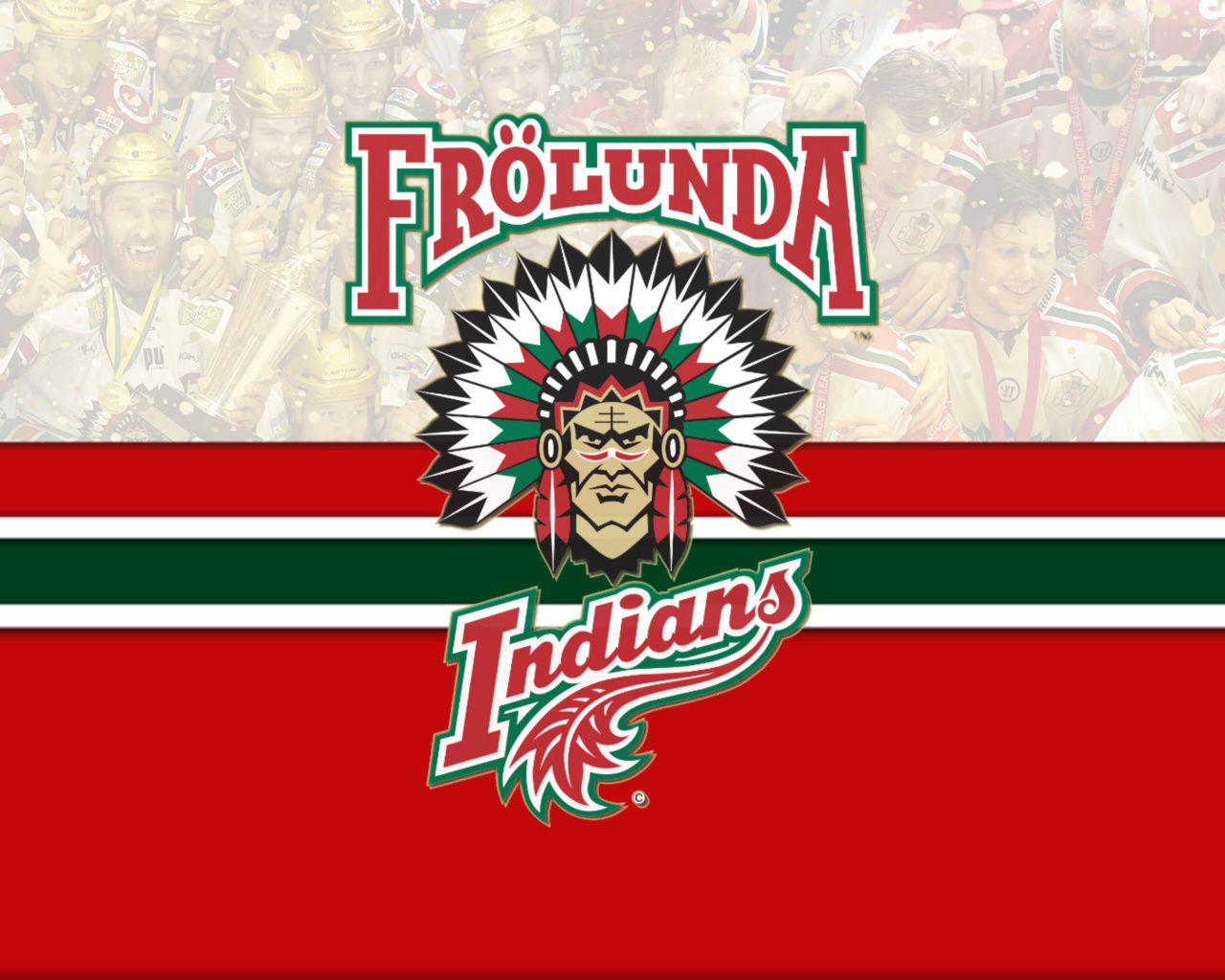 Frolunda Indians Team HC wallpaper 1280x1024