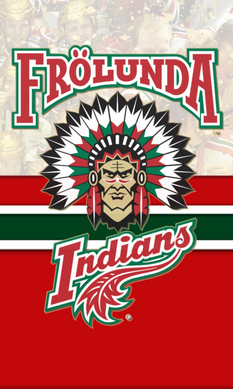 Sfondi Frolunda Indians Team HC 480x800