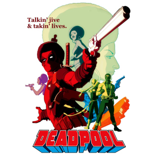 Deadpool - Obrázkek zdarma pro 1024x1024