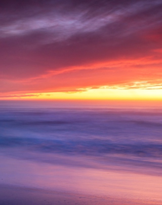 Sunset On The Beach - Obrázkek zdarma pro 132x176