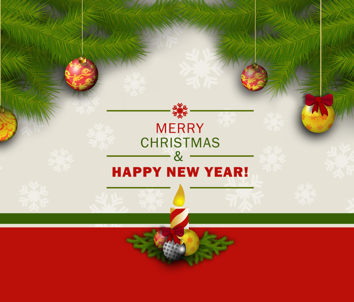 Screenshot №1 pro téma Merry Christmas and Happy New Year 1200x1024