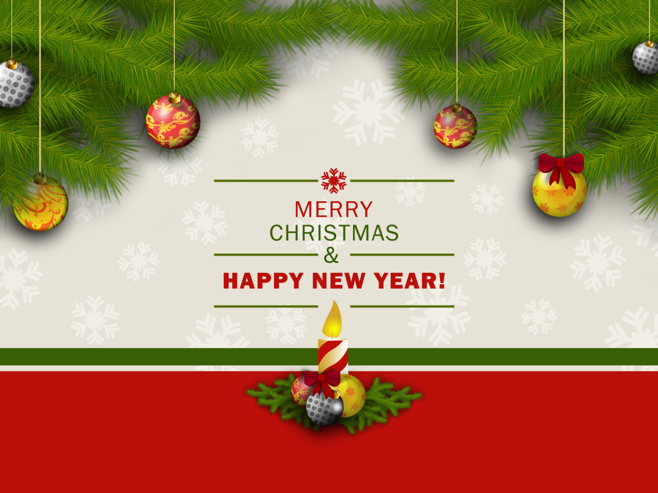 Screenshot №1 pro téma Merry Christmas and Happy New Year 1280x960