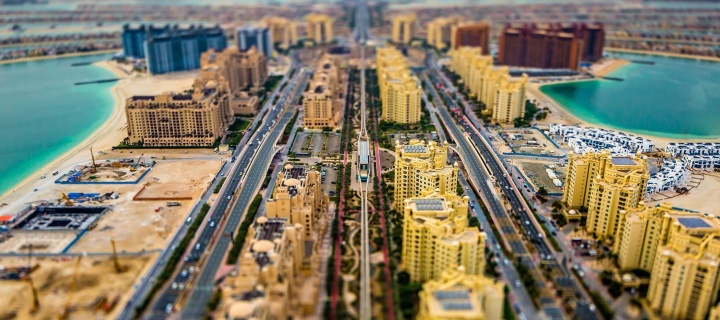 Dubai Tilt Shift screenshot #1 720x320