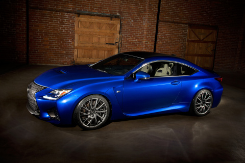 Lexus RC F wallpaper 480x320