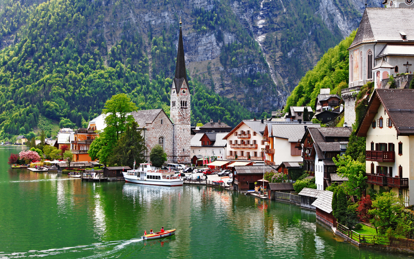 Обои Bad Goisern Hallstattersee 1440x900