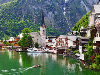 Sfondi Bad Goisern Hallstattersee 320x240