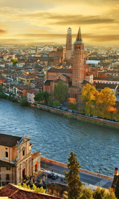 Italy City wallpaper 240x400