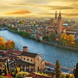 Italy City papel de parede para celular para iPad 2