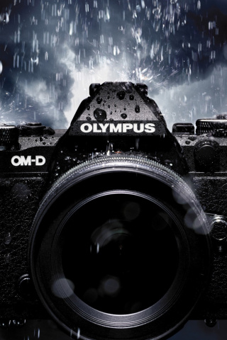 Olympus Om D wallpaper 320x480