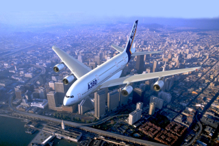 Airbus A380 - Fondos de pantalla gratis 