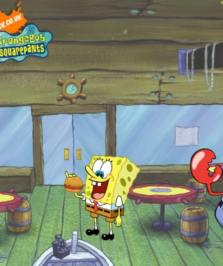 Spongebob And Crab - Obrázkek zdarma pro 128x160