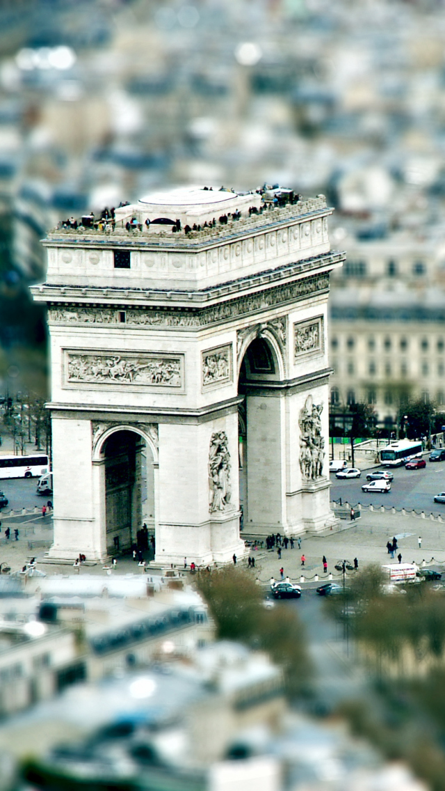 Fondo de pantalla Le Petit Arc De Triomphe 640x1136